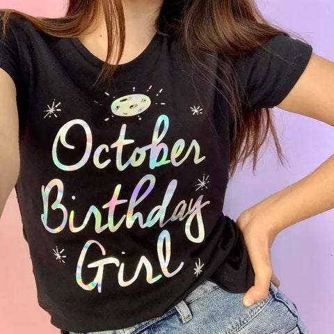 Birthday Girl Moon (personaliza con tu mes)